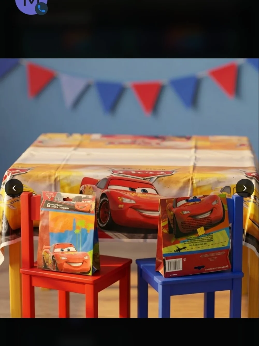 Disney Cars Birthday Party Set